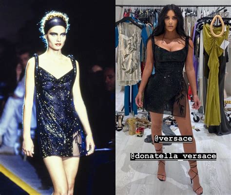 vestito versace kim kardashian|vintage versace dresses.